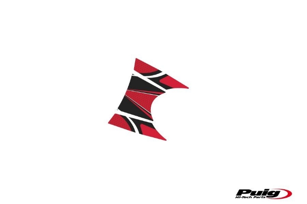 Afbeeldingen van Kroonplaatcover model Radikal voor Kawasaki Ninja 650/ Z650 '17--Rood