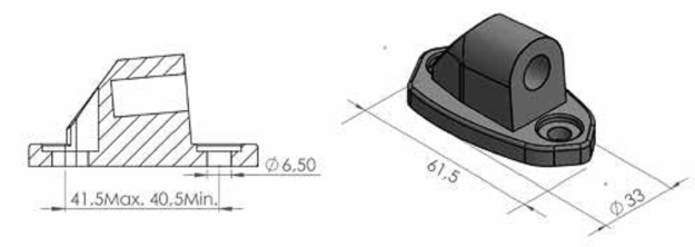 Afbeeldingen van Kuipspiegel adapter Puig