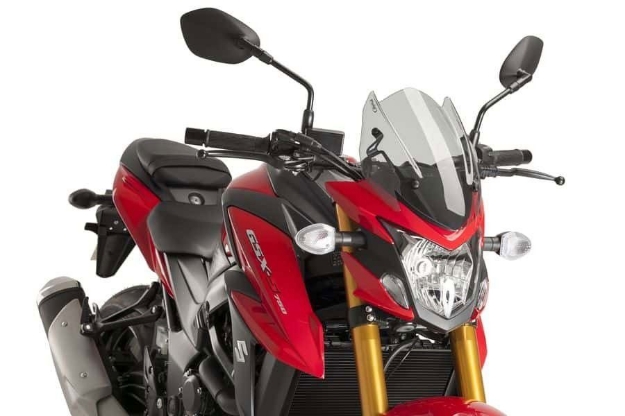 Afbeeldingen van Vervangingsruit naked bike Sport Suzuki GSX-S750 '17--licht getint