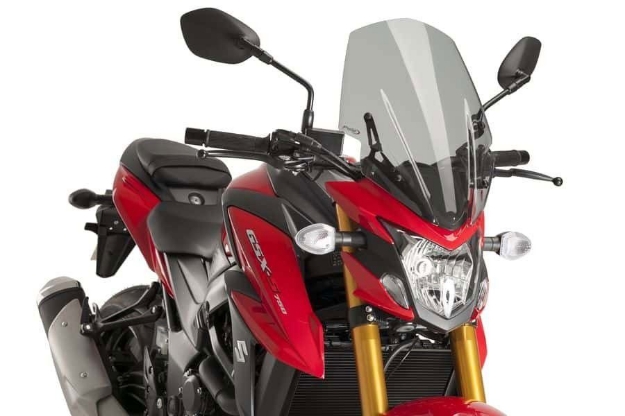 Afbeeldingen van Vervangingsruit naked bike Touring Suzuki GSX-S750 '17--licht getint