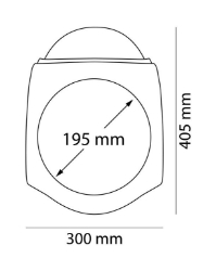 Afbeeldingen van Vervangingsruit retro fairing met carbon look kuipje Puig Universeel-Transparant