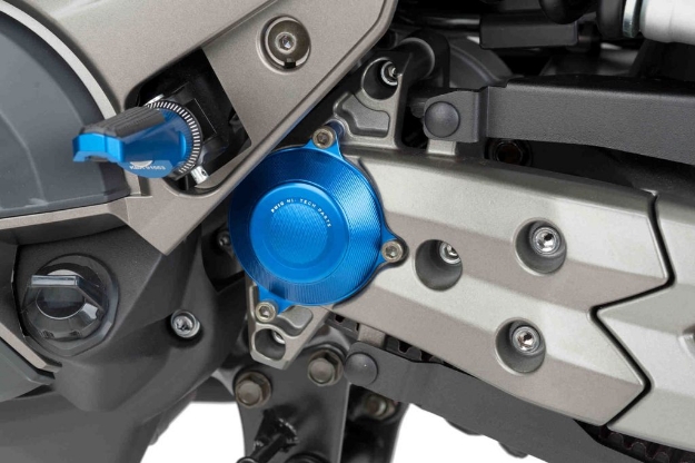 Afbeeldingen van Sump cover Puig Kymco AK550 '18--Blauw