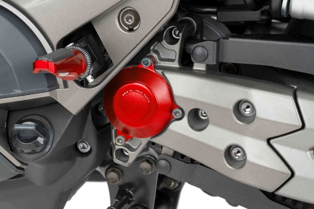 Afbeeldingen van Sump cover Puig Kymco AK550 '18--Rood