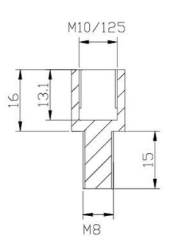 Afbeeldingen van Stuurspiegel adapter Puig links