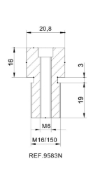 Afbeeldingen van Stuureind adapter Puig links/rechts diverse Yamaha modellen