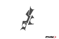 Afbeeldingen van Kroonplaatcover model X-TREME Puig voor Suzuki SV650X '17-