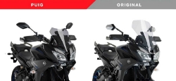 Afbeeldingen van Vervangingsruit Puig jetstream Yamaha MT-09 Tracer '18-licht getint