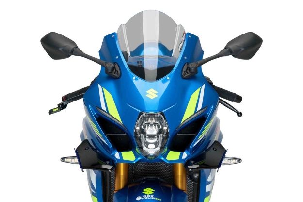 Afbeeldingen van Side Spoiler Downforce Sport Puig voor de Suzuki GSX-R1000 '17- rood