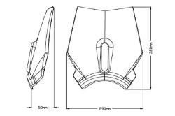 Afbeeldingen van Vervangingsruit naked bike Puig Husqvarna Vitpilen 701 '17-