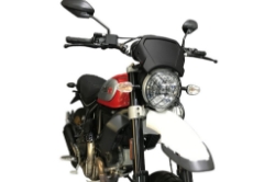 Afbeeldingen van Front Plate zwart Puig Ducati Scrambler (div modellen)
