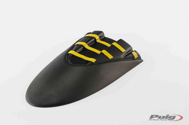 Afbeeldingen van Achterspatbord verlenger mat zwart voor het originele spatbord Honda CBR600RR '08-'12