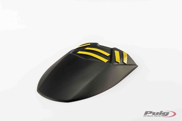 Afbeeldingen van Achterspatbord verlenger mat zwart voor het originele spatbord Suzuki GSX-S750 '17-'21