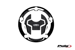 Afbeeldingen van Tankdopcover Puig voor Suzuki GSX-S125 '17- zwart/carbon look