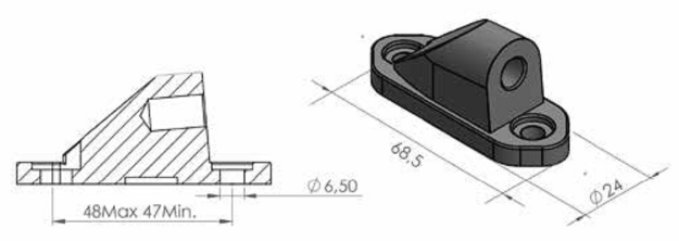 Afbeeldingen van Kuipspiegel adapter Puig