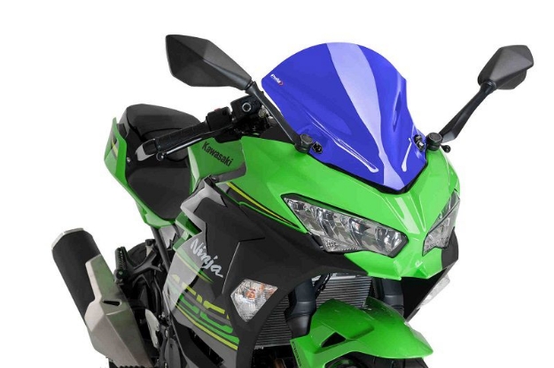Afbeeldingen van Vervangingsruit Jetstream Puig Kawasaki Ninja 400 '18--blauw