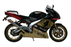 Afbeeldingen van MIVV X-cone RVS demper Aprilia RSV1000 '98-'03