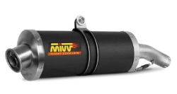 Afbeeldingen van MIVV Oval Classic carbon demper (small) Aprilia Tuono '03-'05