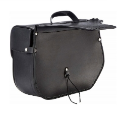 Afbeeldingen van Sant Louis zadeltassen zwart met universele afstandhouders Custom Acces