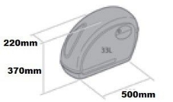 Afbeeldingen van Side case model Voyager rechts Custom Acces