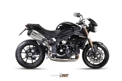 Afbeeldingen van MIVV Speed Edge steel black RVS demper Triumph Speed Triple 1050 '11-15