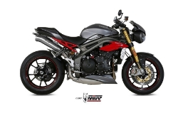 Afbeeldingen van MIVV Ghibli RVS dempers High Up (2 stuks) Triumph Speed Triple 1050 '16-