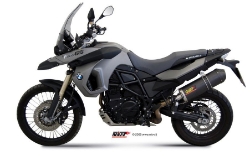 Afbeeldingen van MIVV Oval titanium demper met carbon cap (big) BMW F650GS/ F800GS '08-