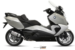 Afbeeldingen van MIVV Suono Steel Black RVS demper BMW C600 Sport/ C650GT '12-'15