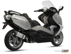Afbeeldingen van MIVV Suono Steel Black RVS demper BMW C600 Sport/ C650GT '12-'15