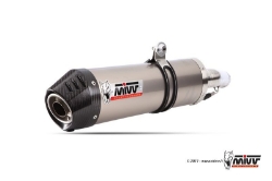 Afbeeldingen van MIVV Oval titanium demper met carbon cap (big) BMW F700GS '12-