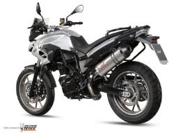 Afbeeldingen van MIVV Oval titanium demper met carbon cap (big) BMW F700GS '12-