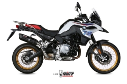 Afbeeldingen van MIVV Suono Steel Black RVS dempers BMW F750/850GS '18-