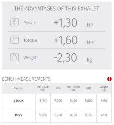 Afbeeldingen van MIVV Oval titanium demper met carbon cap BMW F900XR '20-