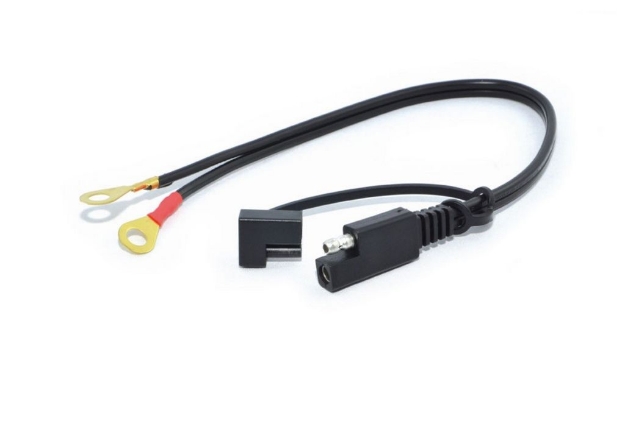 Afbeeldingen van Accukabel met snelsuiting voor o.a. Baas lader met afdekkap