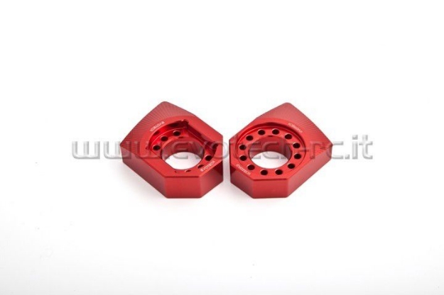 Afbeeldingen van Kettingspanners Triumph Daytona 675/R/ Street Triple/ Tiger 800-Rood