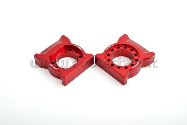 Afbeeldingen van Kettingspanners Aprilia Dorsoduro 750/1200// Shiver 750/ RSV4/ Tuono V4-Rood