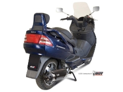 Afbeeldingen van MIVV Urban RVS compleet systeem (zonder katalysator) Suzuki Burgman 400 `99-02