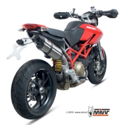Afbeeldingen van MIVV Suono Full Titanium demper Ducati Hypermotard 1100 '07-