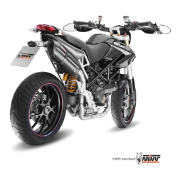 Afbeeldingen van MIVV Suono Steel Black RVS demper Ducati Hypermotard 1100 '07-