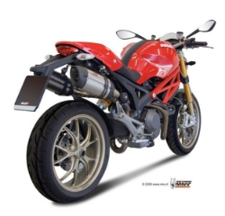 Afbeeldingen van MIVV Suono Steel RVS dempers Ducati Monster 795 '12- / 796 '10- / 1100 '08-10