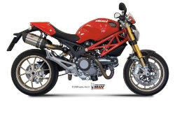 Afbeeldingen van MIVV Suono Full Titanium dempers Ducati Monster 795 '12- / 796 '10- / 1100 '08-10