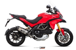 Afbeeldingen van MIVV Suono Steel RVS demper Ducati Multistrada 1200/ ST ABS '10- (INCL CAT VERV)
