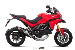 Afbeeldingen van MIVV GP steel black demper Ducati MULTISTRADA 1200/ ST ABS '10- (INCL CAT VERV)