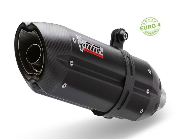 Afbeeldingen van MIVV Suono Steel Black RVS demper Ducati Multistrada 1200/1260 met E keur