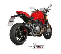 Afbeeldingen van MIVV GP PRO black RVS Ducati M821 / M1200 '17-
