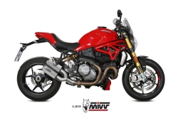 Afbeeldingen van MIVV MK3 RVS dubbele demper Ducati M821 / M1200 ’17-