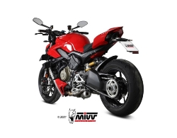 Afbeeldingen van MIVV X-M1 titanium dempers Ducati Streetfighter V4 '20-