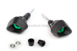 Afbeeldingen van Sliders Evotech Anti-Shock groen Yamaha YZF-R6 '17-