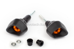 Afbeeldingen van Sliders Evotech Anti-Shock oranje Yamaha YZF-R6 '17-