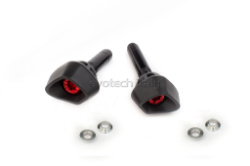 Afbeeldingen van Sliders Evotech Anti-Shock rood Kawasaki Z900 '17- / Z900RS '18-