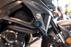 Afbeeldingen van Sliders Evotech Anti-Shock blauw Suzuki GSX-S750 '17-